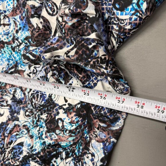 Robert Graham Men Deville Sport Shirt XLT Tall Short Sleeve Button Up Floral - Picture 7 of 7